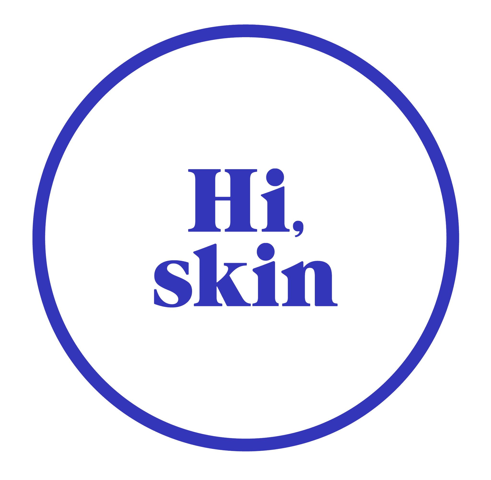 Hi, skin logo